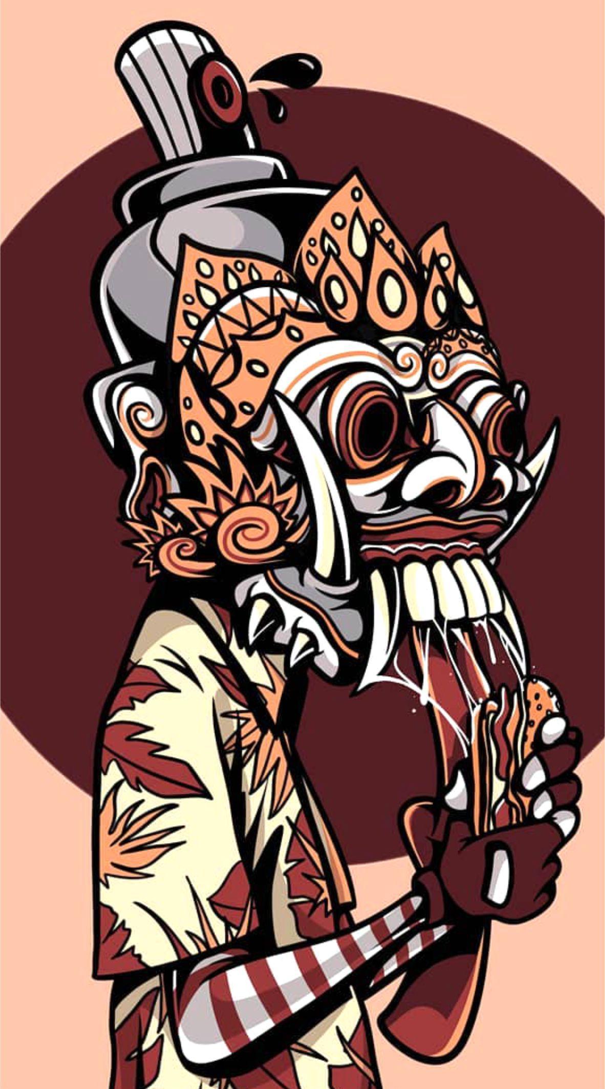 1182x2126 Background Graffiti Samurai Wallpaper HD for Android