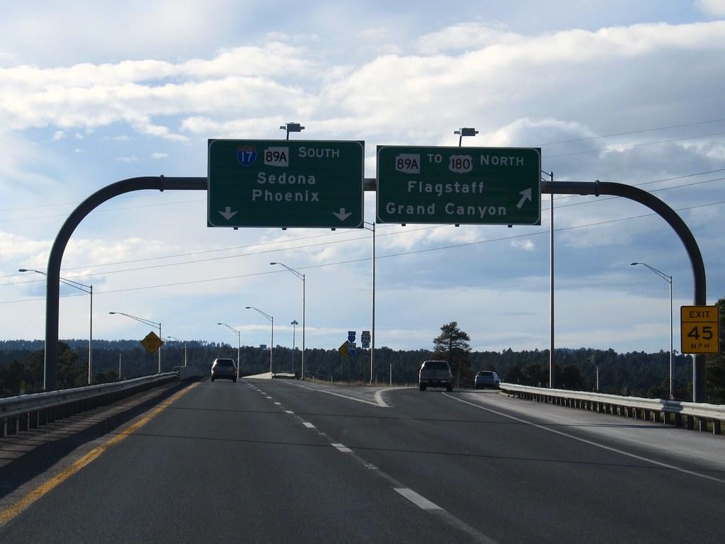 1024x768 Junction Of I 40 And I Flagstaff, Arizona. Interstate 1