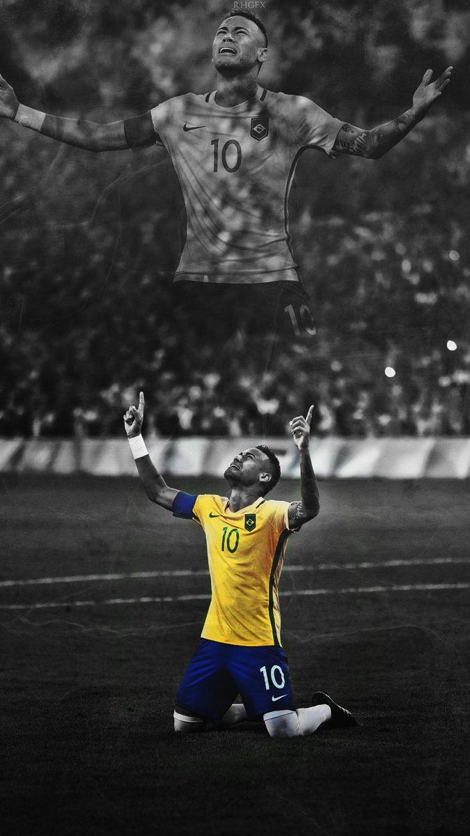 675x1200 Neymar iPhone Wallpaper Brazil