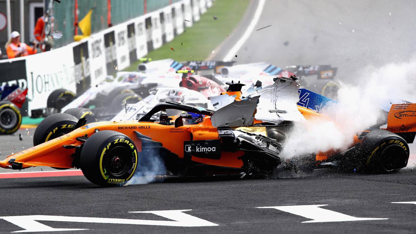 1440x810 F1 rookie Charles Leclerc thankful for controversial 'halo' after Belgian GP accident