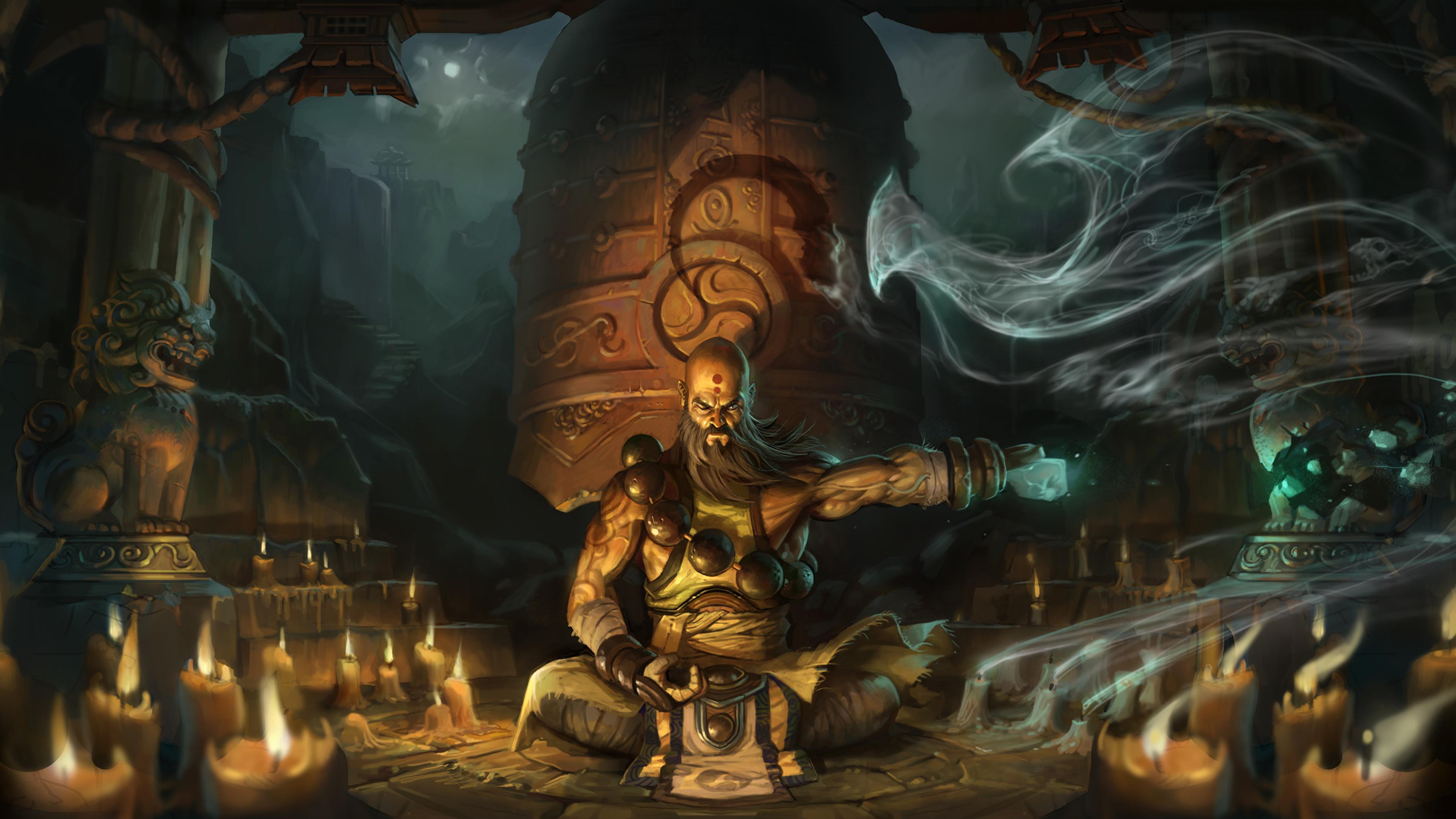 3840x2160 Picture Fantasy Diablo 3 Magic Shaman Reaper of Souls, 3840x2160