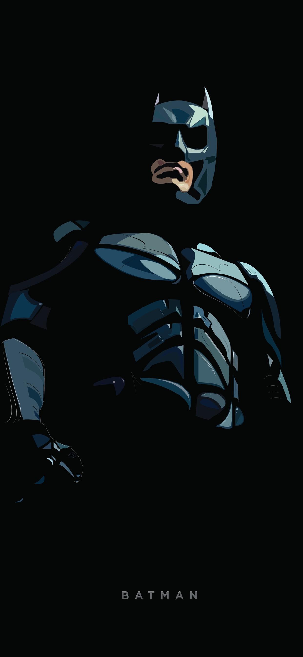 1242x2688 Batman Minimalist Wallpaper 4k