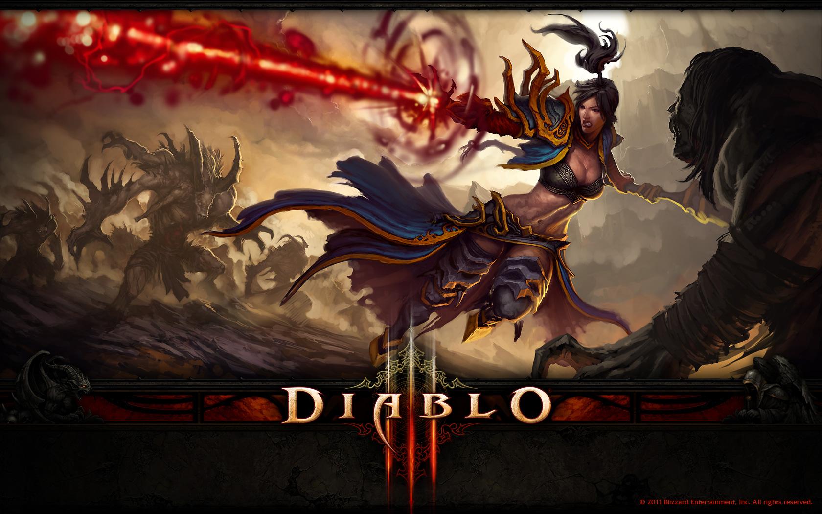1680x1050 New Diablo III Class Wallpaper