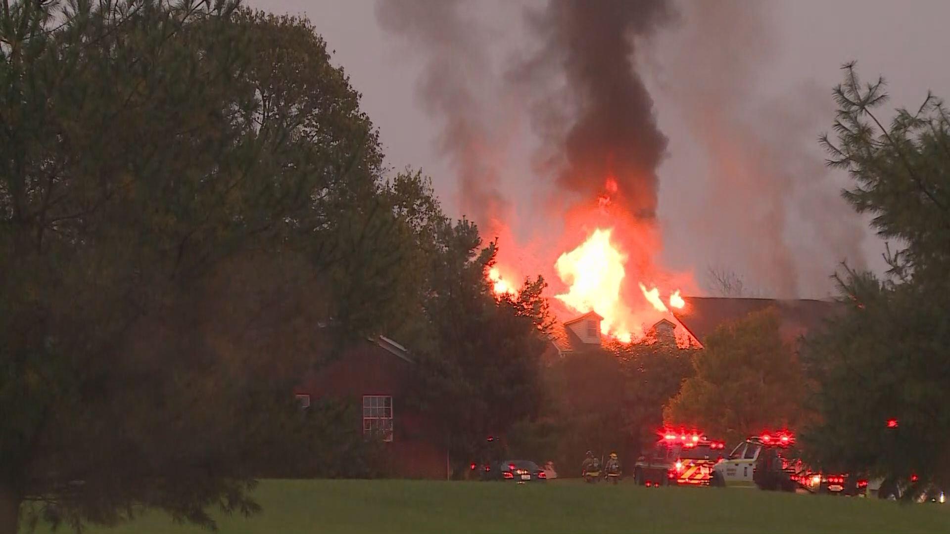 1920x1080 Crews from two counties respond to battle house fire in Jessamine Co