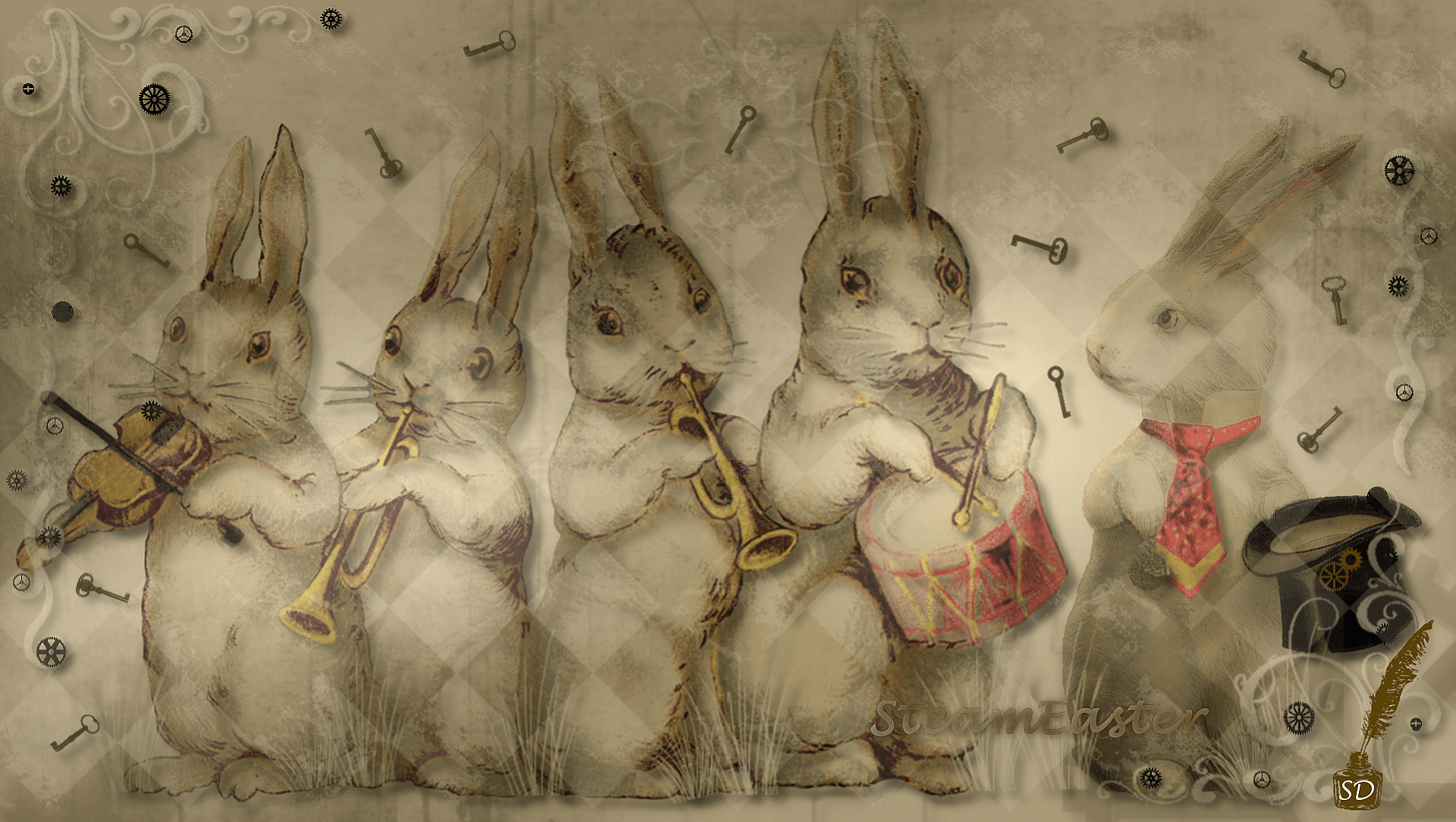 1920x1084 Vintage Easter Wallpaper, HD Vintage Easter Background on WallpaperBat