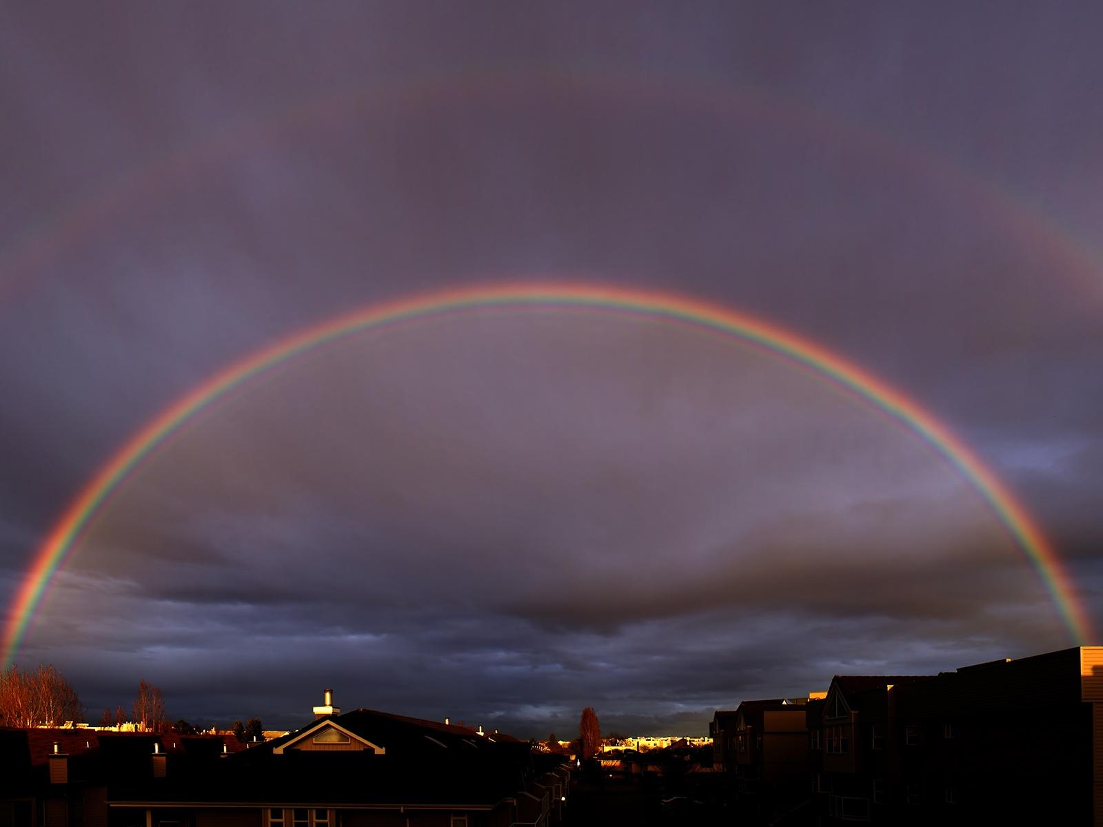 1600x1200 Double Rainbow Twitter Header Photo