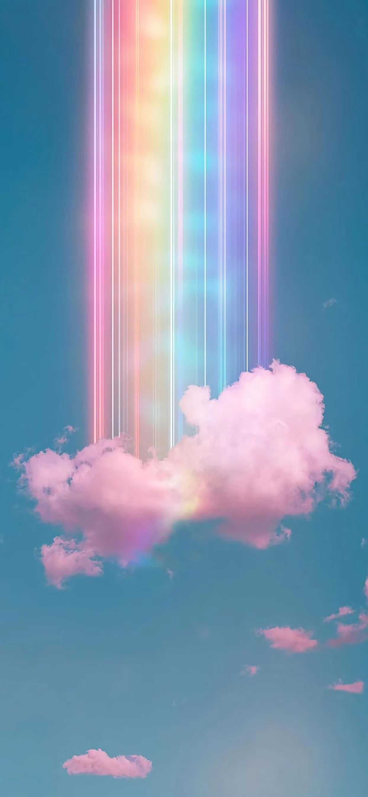 1242x2688 Rainbow Wallpaper Free HD Wallpaper