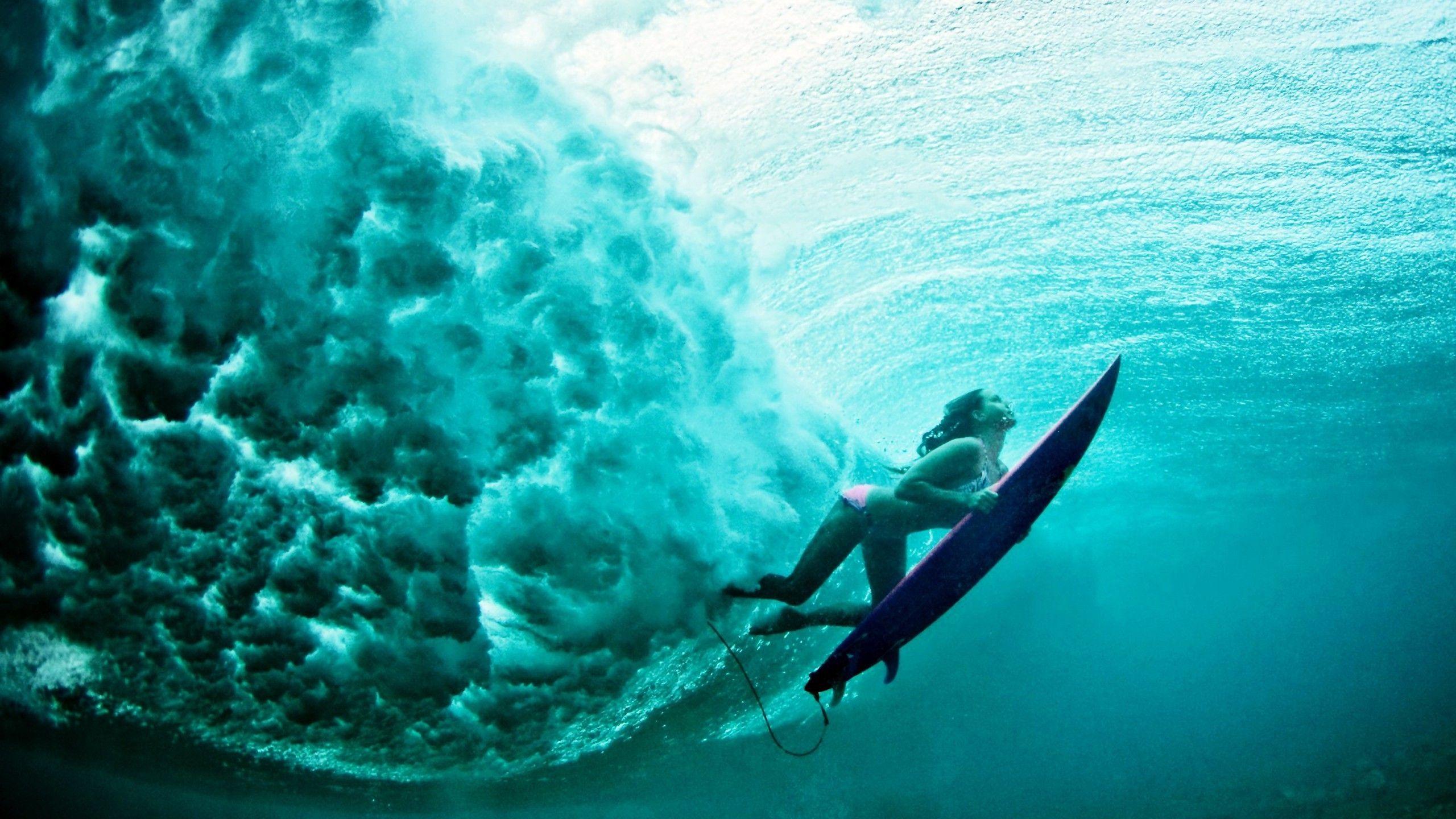 2560x1440 Women Surfers Wallpaper