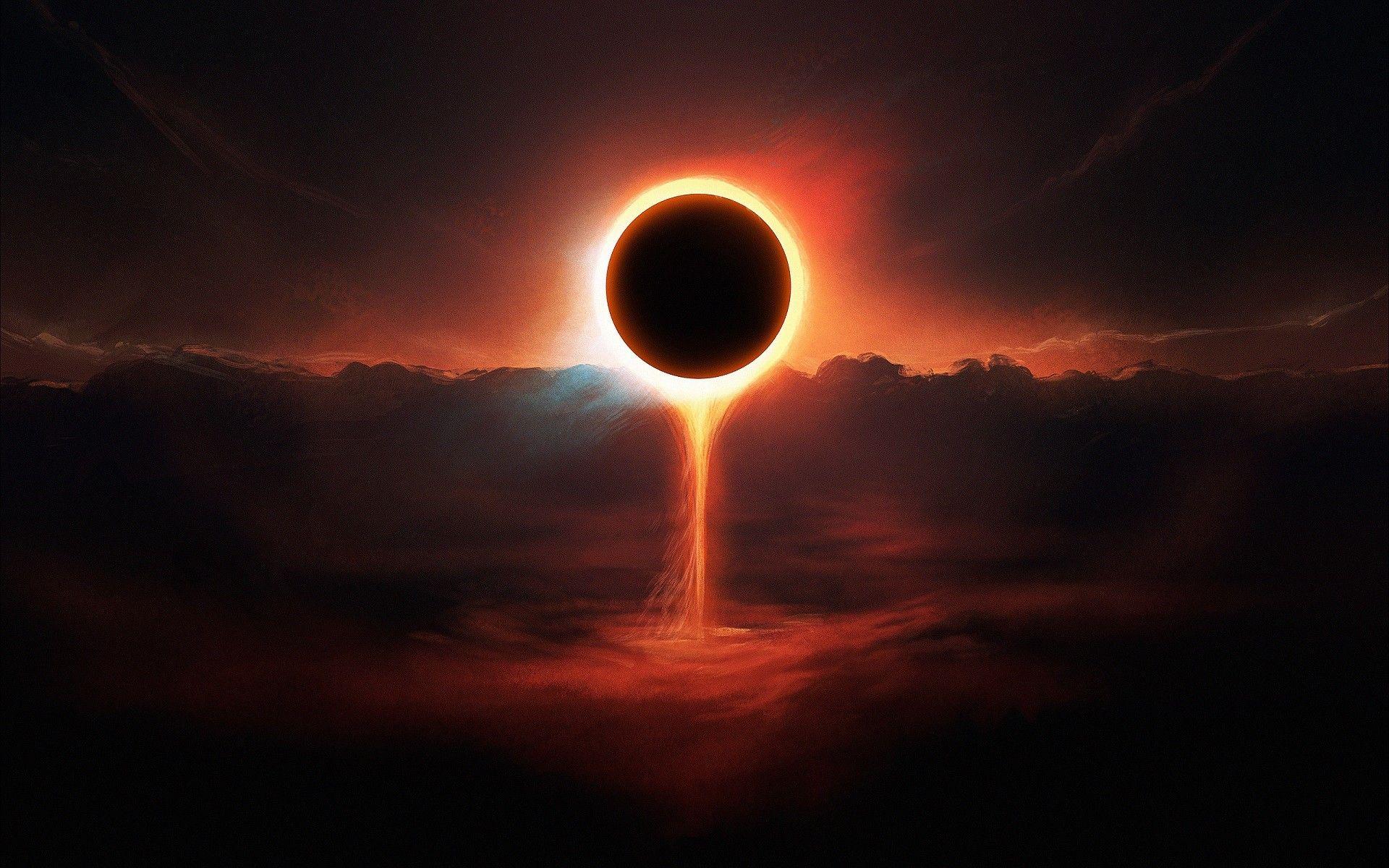 1920x1200 Space Wallpaper Collection (mostly 1920x1080). Eclipses art, Solar eclipse, Space art