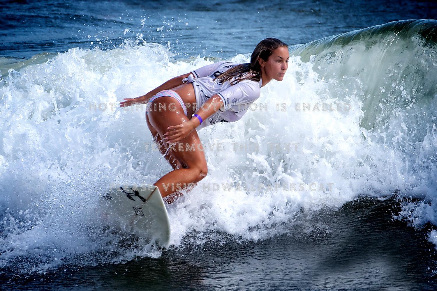 1500x1000 surfer woman babe waves girl sea water