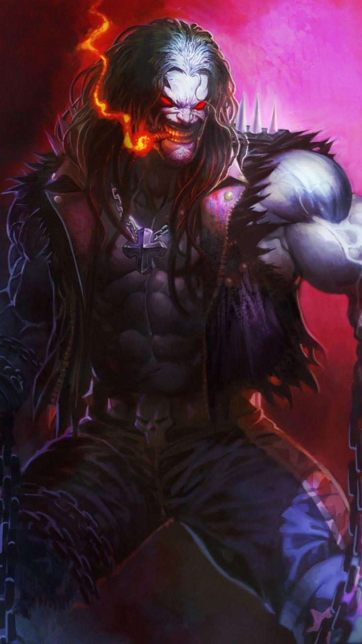 736x1308 dreaded wallpaper Lobo villain dc comics art 10801920 wallpaper. Dc comics artwork, Dc comics wallpaper, Comics artwork