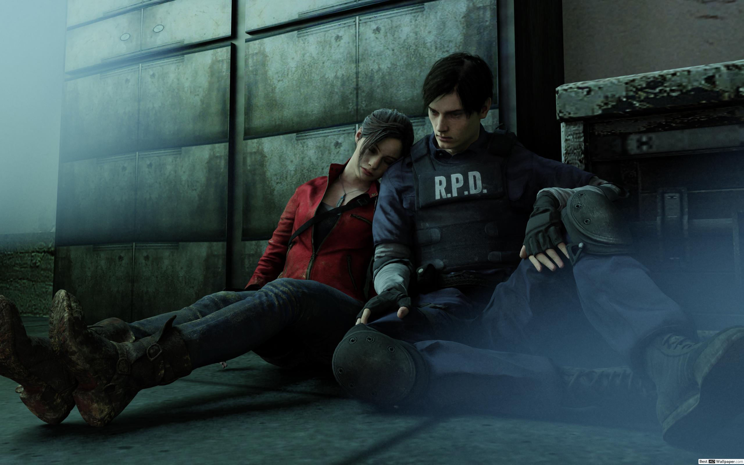 2560x1600 Resident Evil 2 (2019) Video Game S. Kennedy & Claire Redfield HD wallpaper download