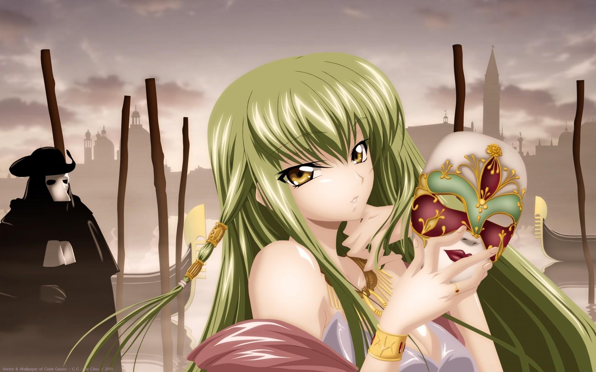 1920x1200 Mysterious Girl Drawing