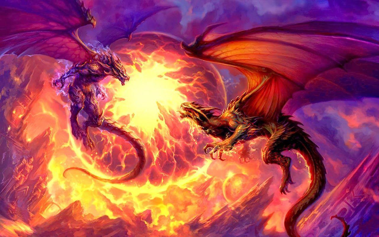 1280x800 Anime Dragon Wallpaper