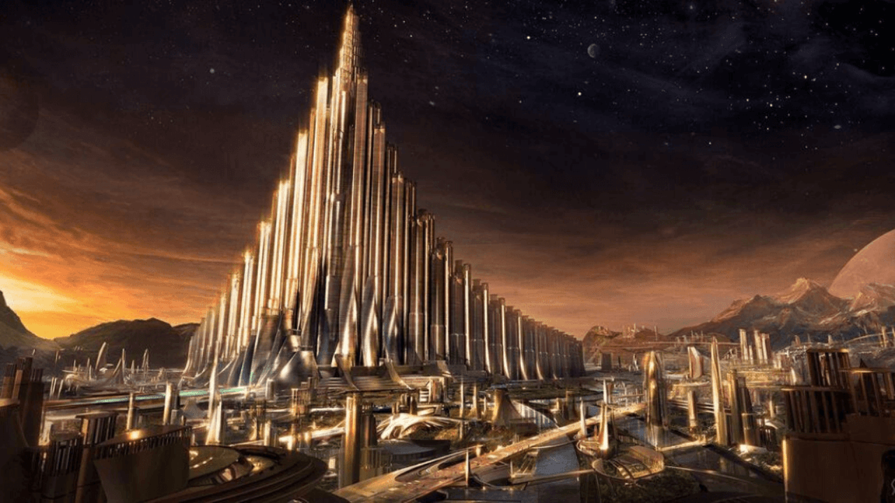 1280x720 Asgard Norse Mythhology : 1 of the 9 worlds