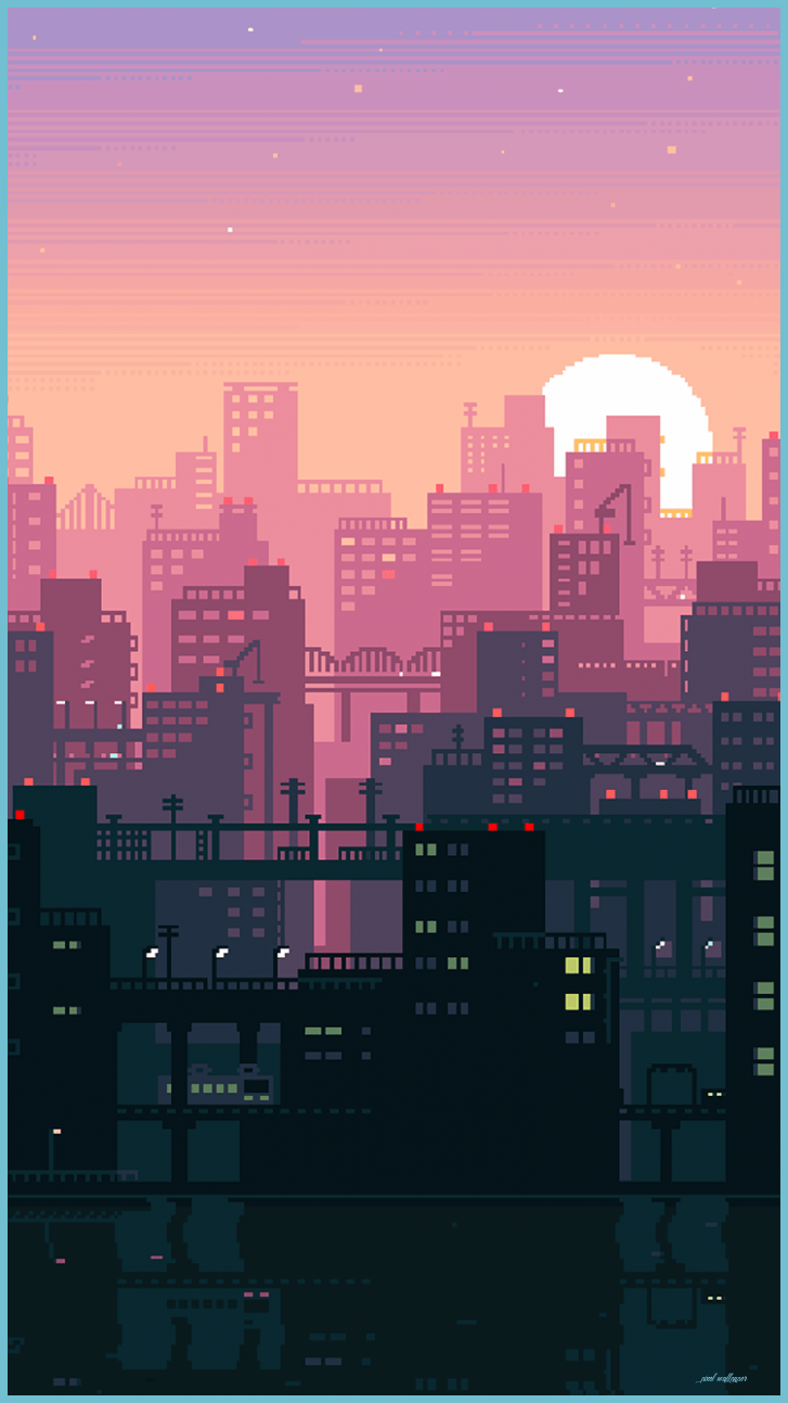 727x1293 Pixel Art Phone Wallpaper Free Pixel Art Phone Background