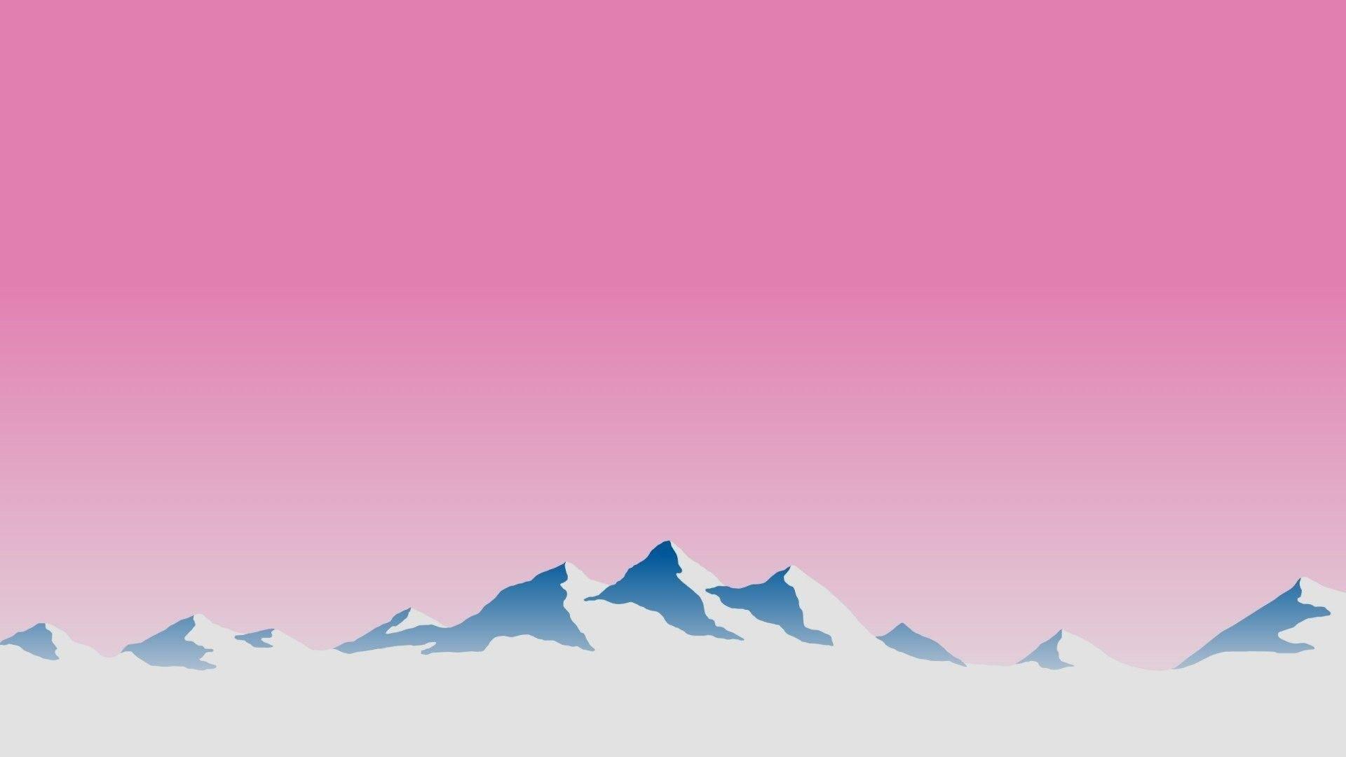 1920x1080 Pink Aesthetic Background Landscape HD