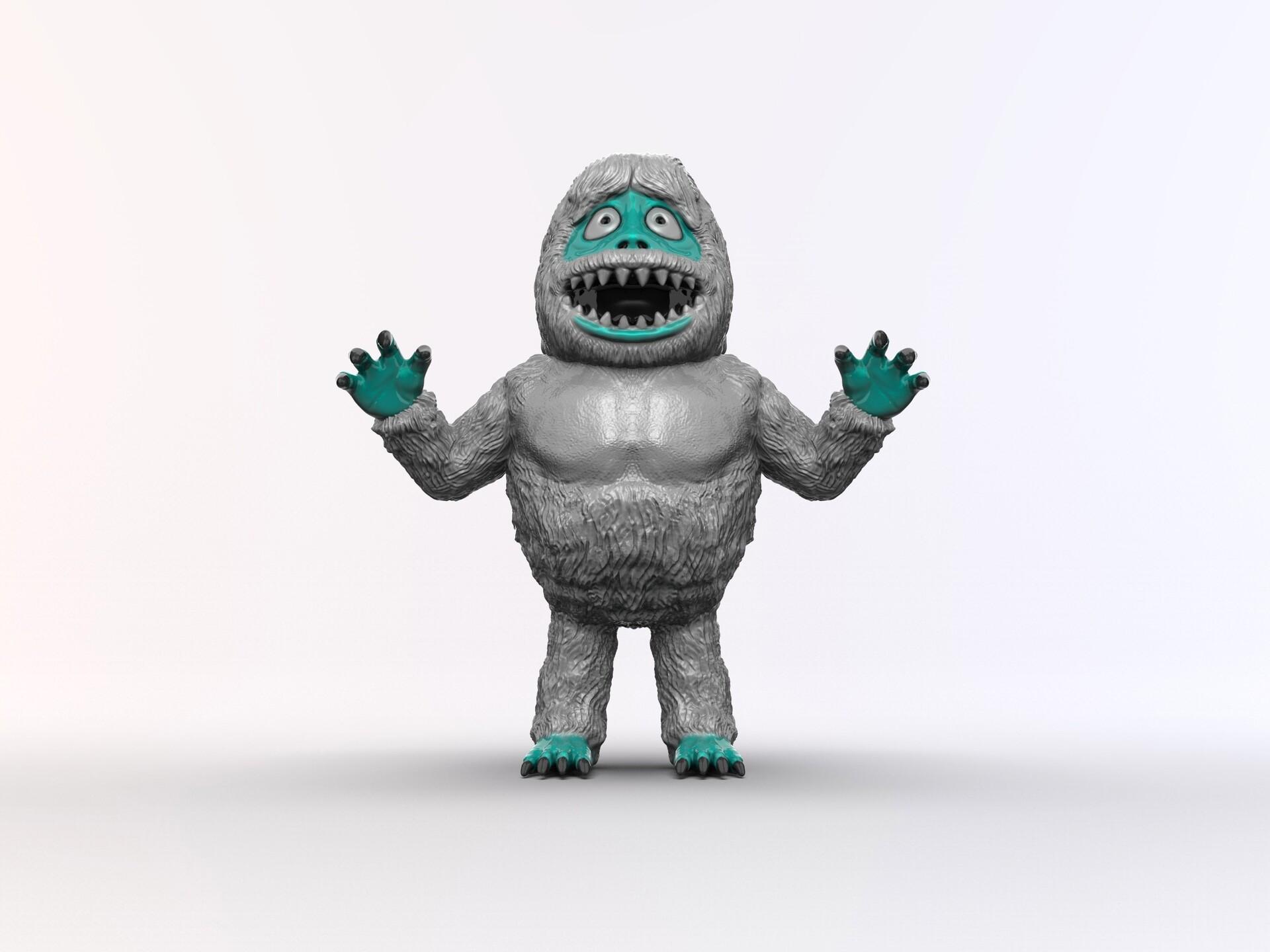 1920x1440 Bumble The Abominable Snow monster of the North 1964 3D print model, Brendon Burke