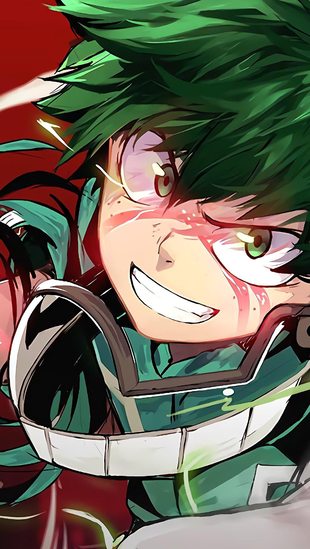 1220x2160 Izuku Midoriya My Hero Academia Anime Wallpaper 4k Ultra HD