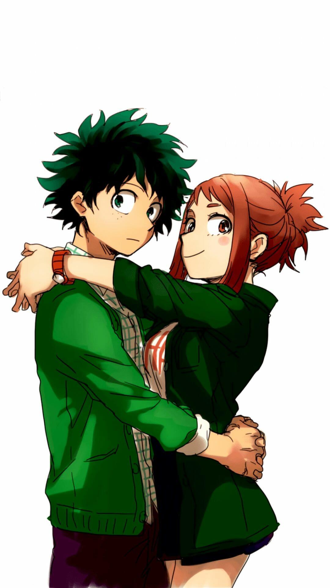 1080x1921 Deku x Ochako HD Wallpaper. My hero academia / iPhone HD Wallpaper Background Download (png / jpg) (2021)
