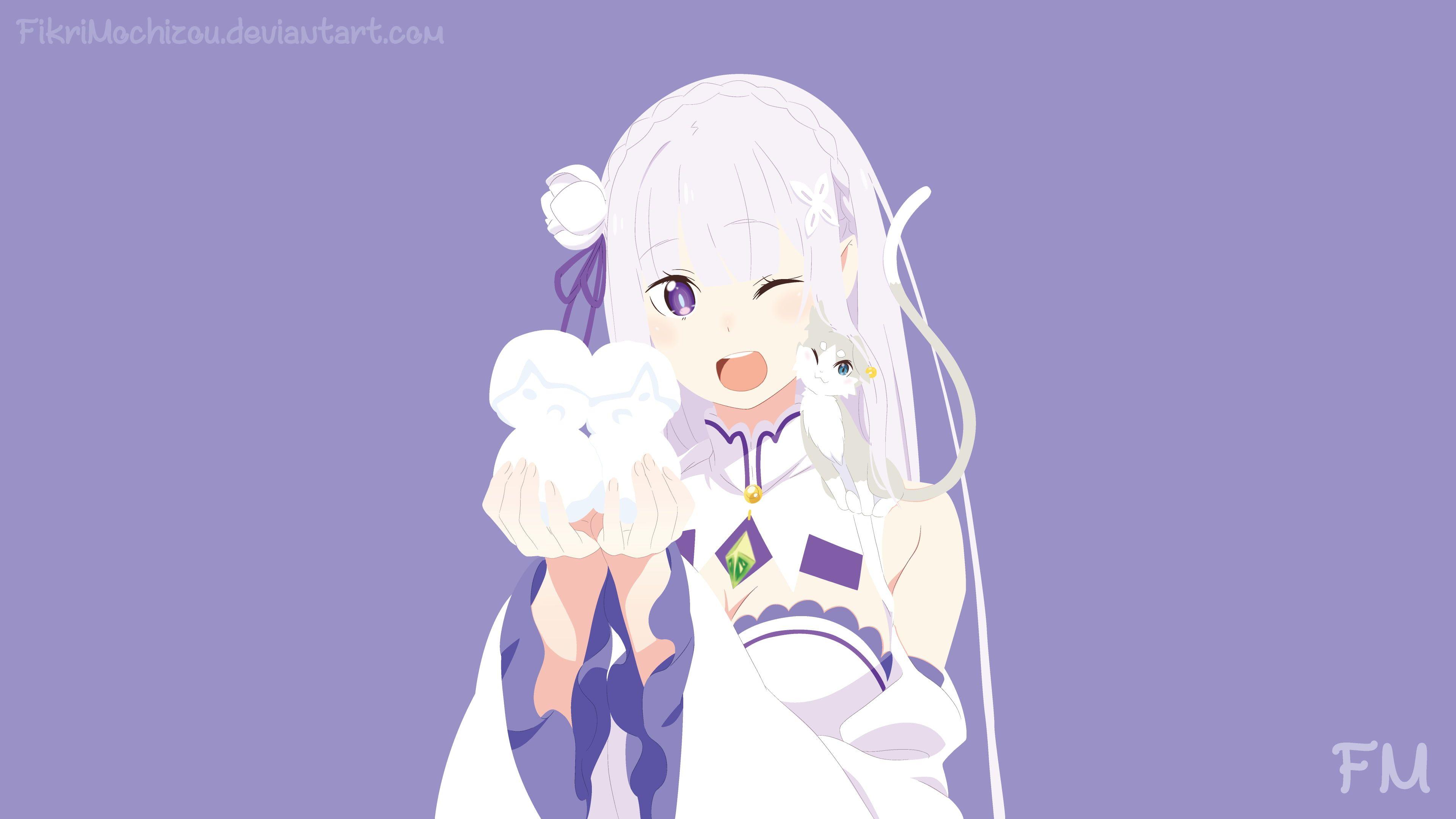 Emilia Rezero Wallpapers Top Free Emilia Rezero Backgrounds