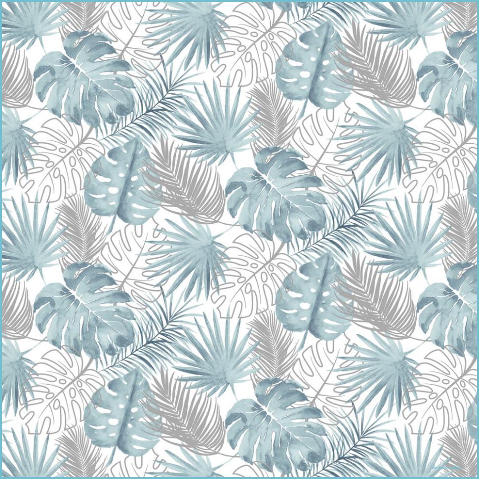970x970 Tropical Leaves By Albany Tropical Wallpaper