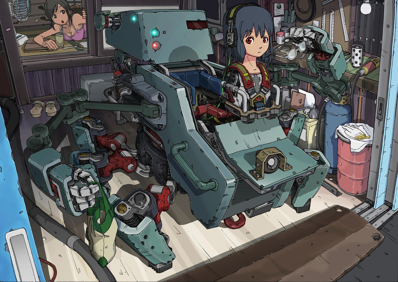1600x1134 12++ Android Anime Robot Girl Wallpaper