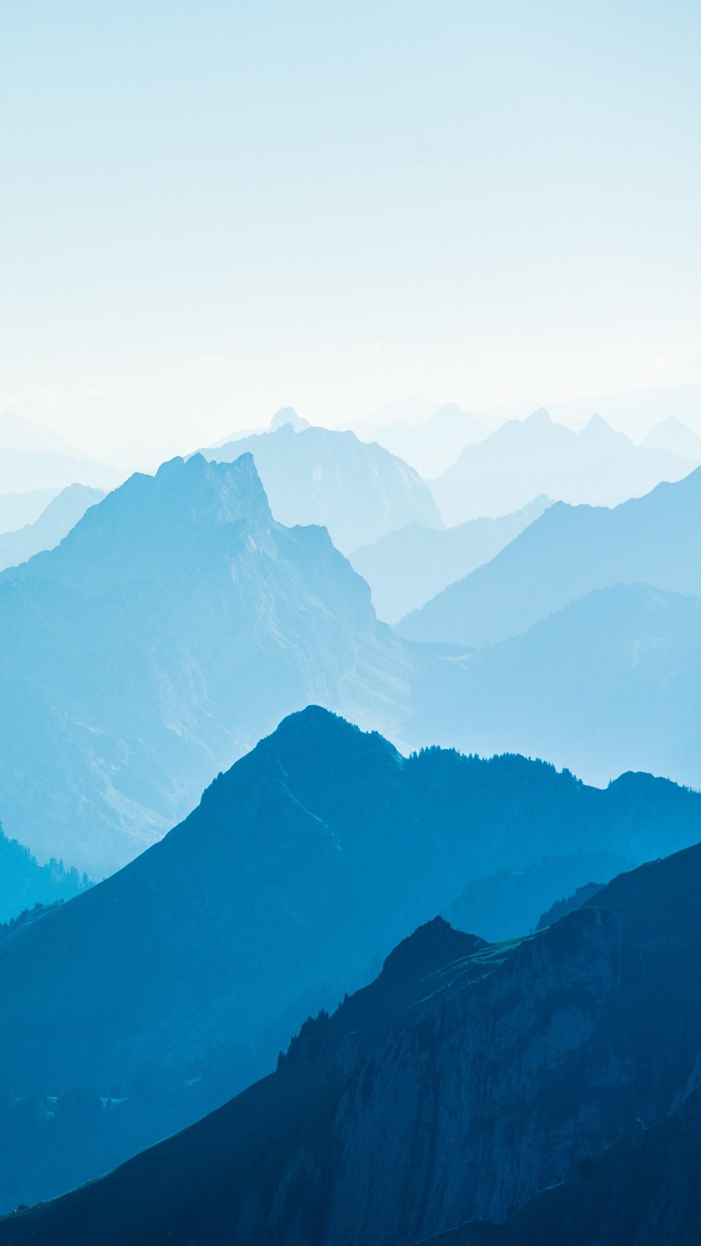 1440x2560 Blue Mountains 4K Wallpaper