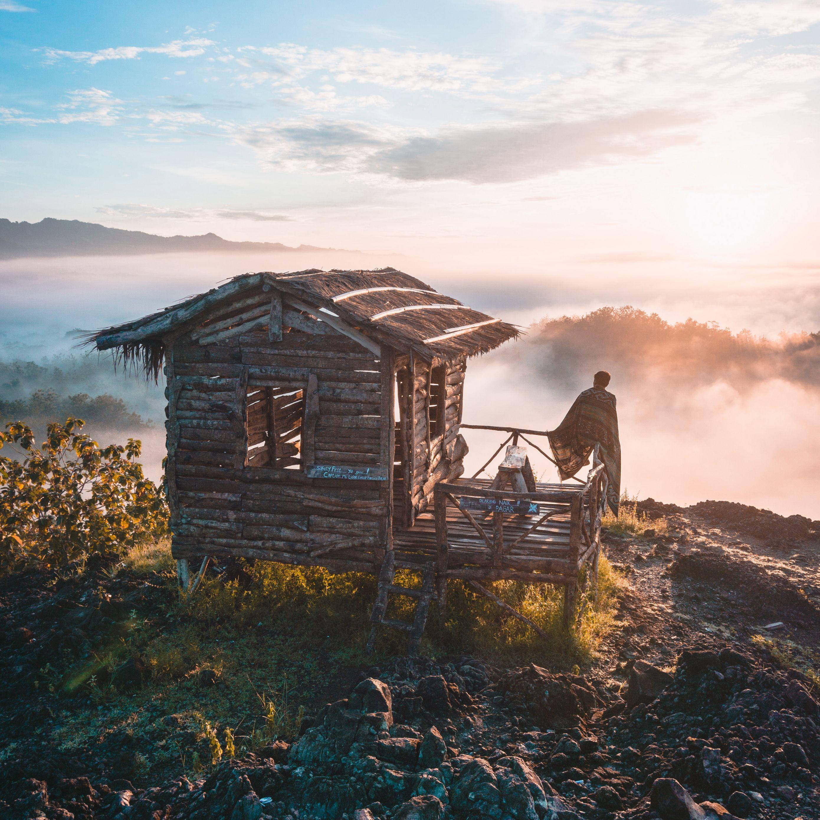 2780x2780 Download wallpaper 2780x2780 mountains, solitude, house, alone, indonesia ipad air, ipad air ipad ipad ipad mini ipad mini ipad mini ipad pro 9.7 for parallax HD background
