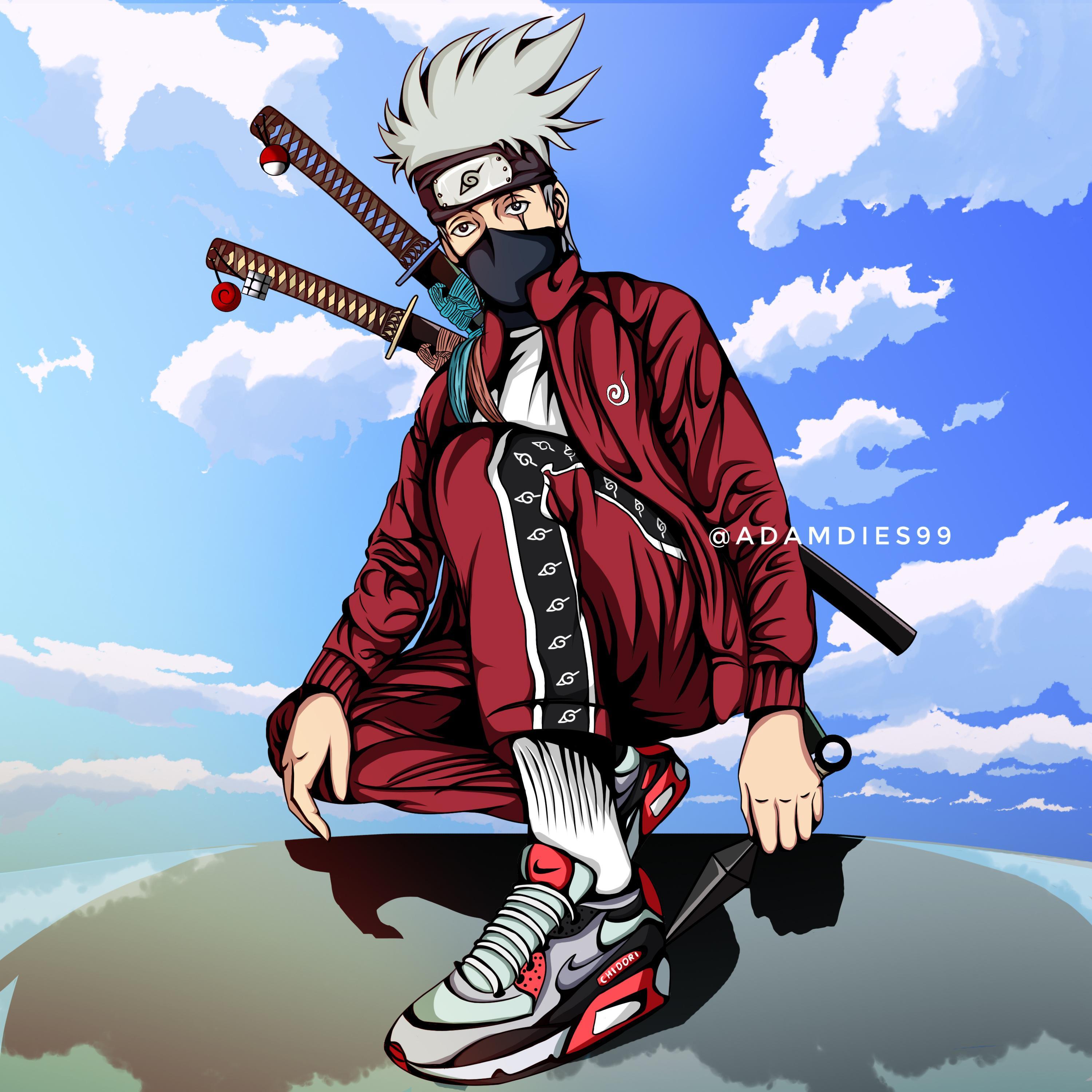 3000x3000 Is kakashi san Gucci enough? I made this art a while a go, i suck at drawing enviornment, i hope to get better soon!!: AnimeSketch
