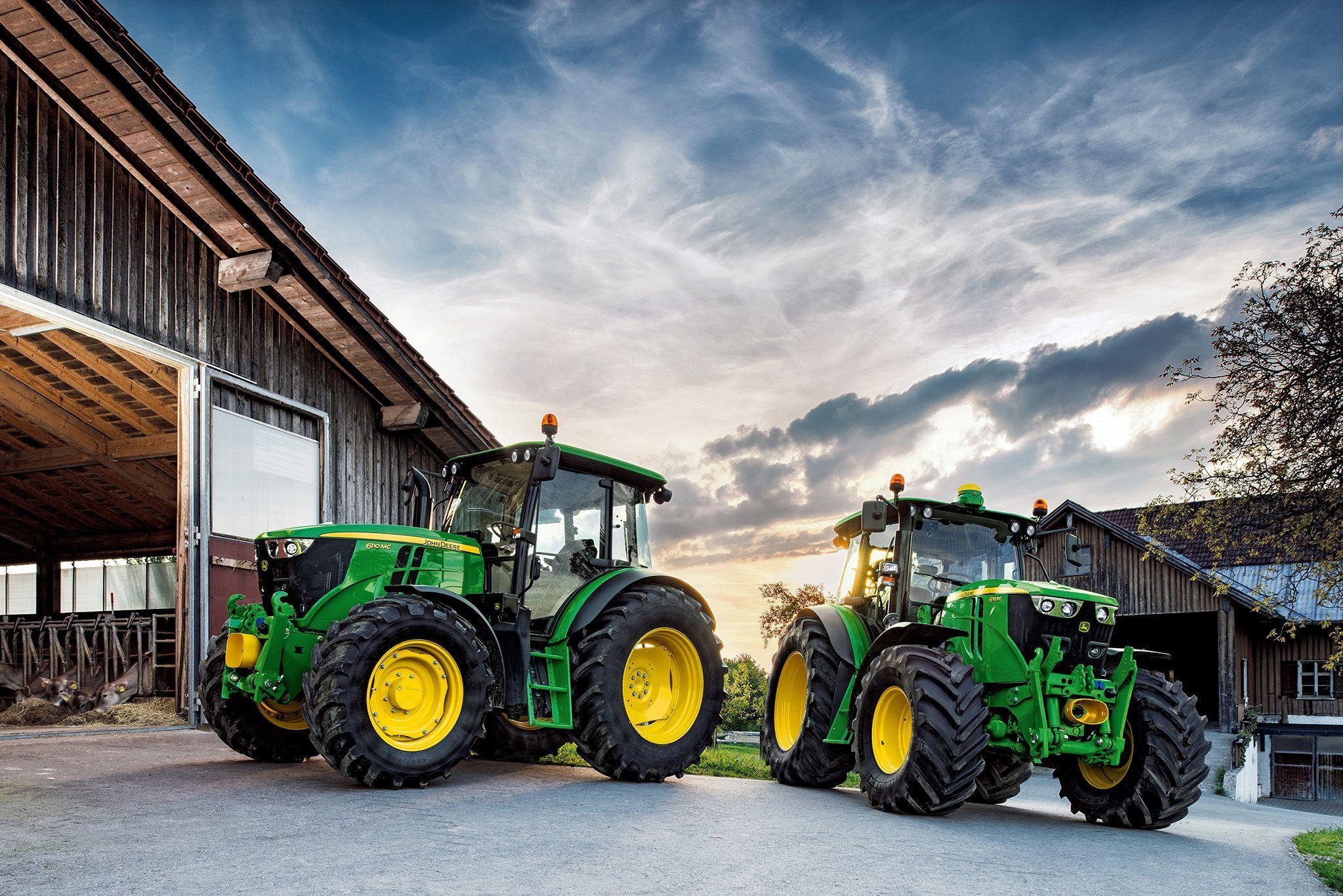 2048x1367 John Deere Winter Wallpaper