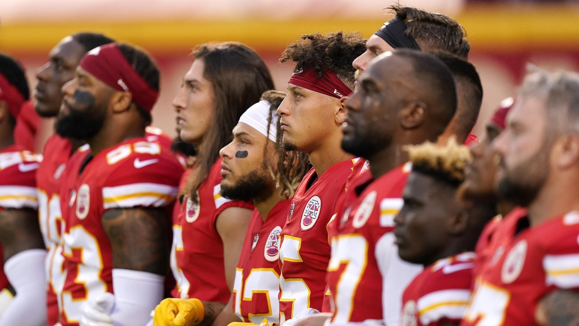 1920x1080 K.C. Chiefs fans' booing moment of unity for 'ongoing fight for equality' mars NFL home opener