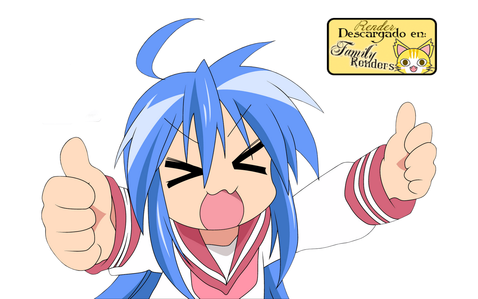 1600x1000 Kawaii Kon Lucky Star Konata Izumi Anime Desktop Hình nền - may mắn