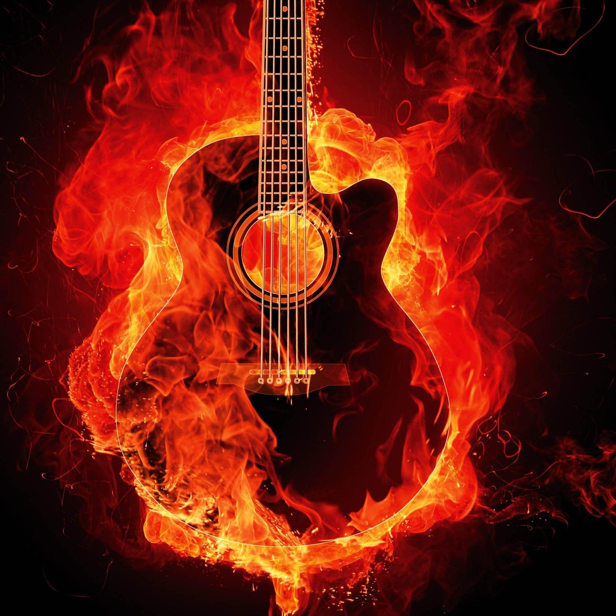 2048x2048 Cool Guitar Wallpaper, HD Cool Guitar Background