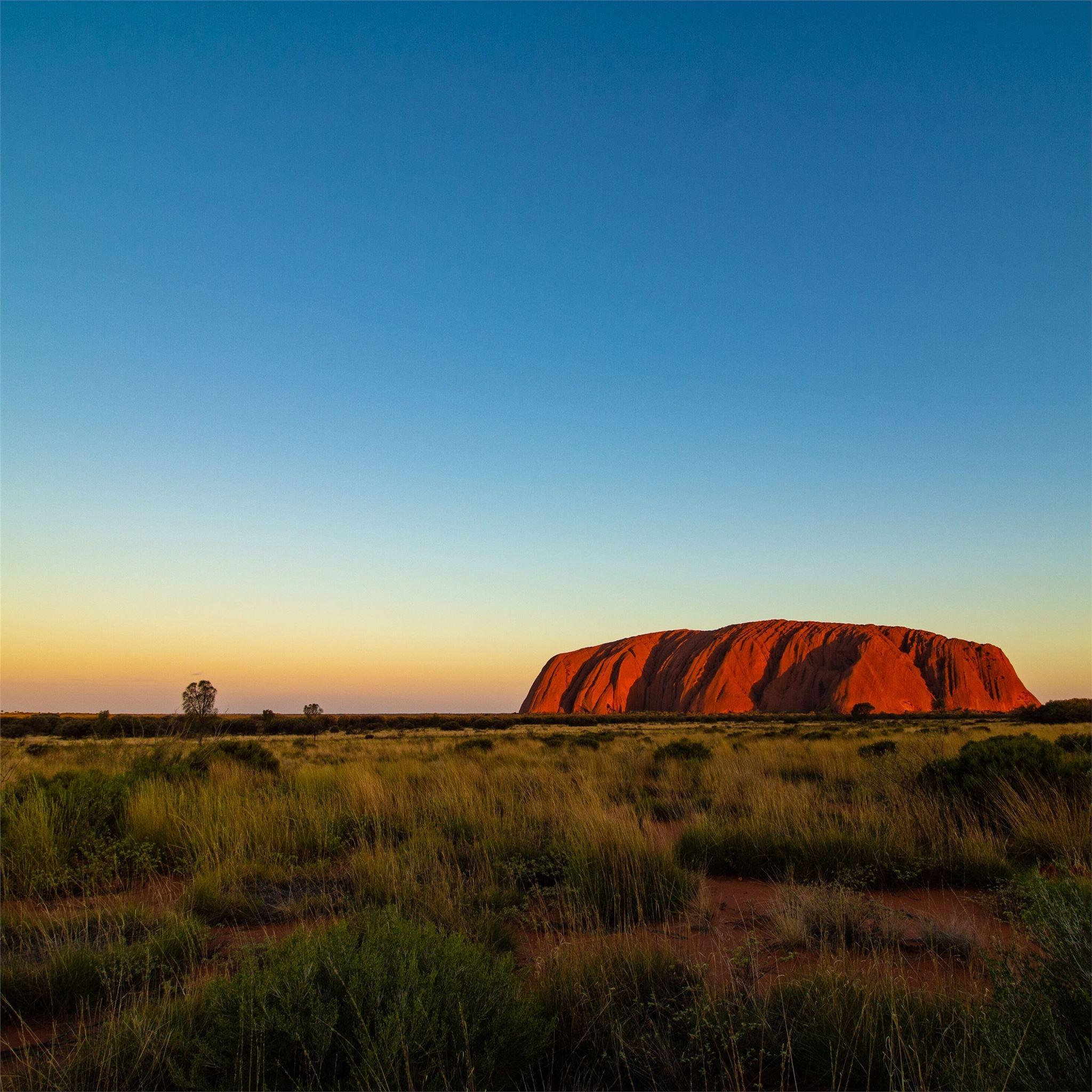 2048x2048 ayers rock australia 5k iPad Air Wallpaper Free Download