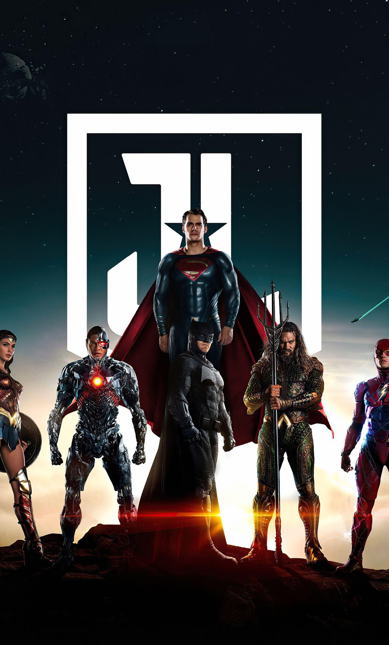 1280x2120 Justice League Movie 2021 Wallpaper