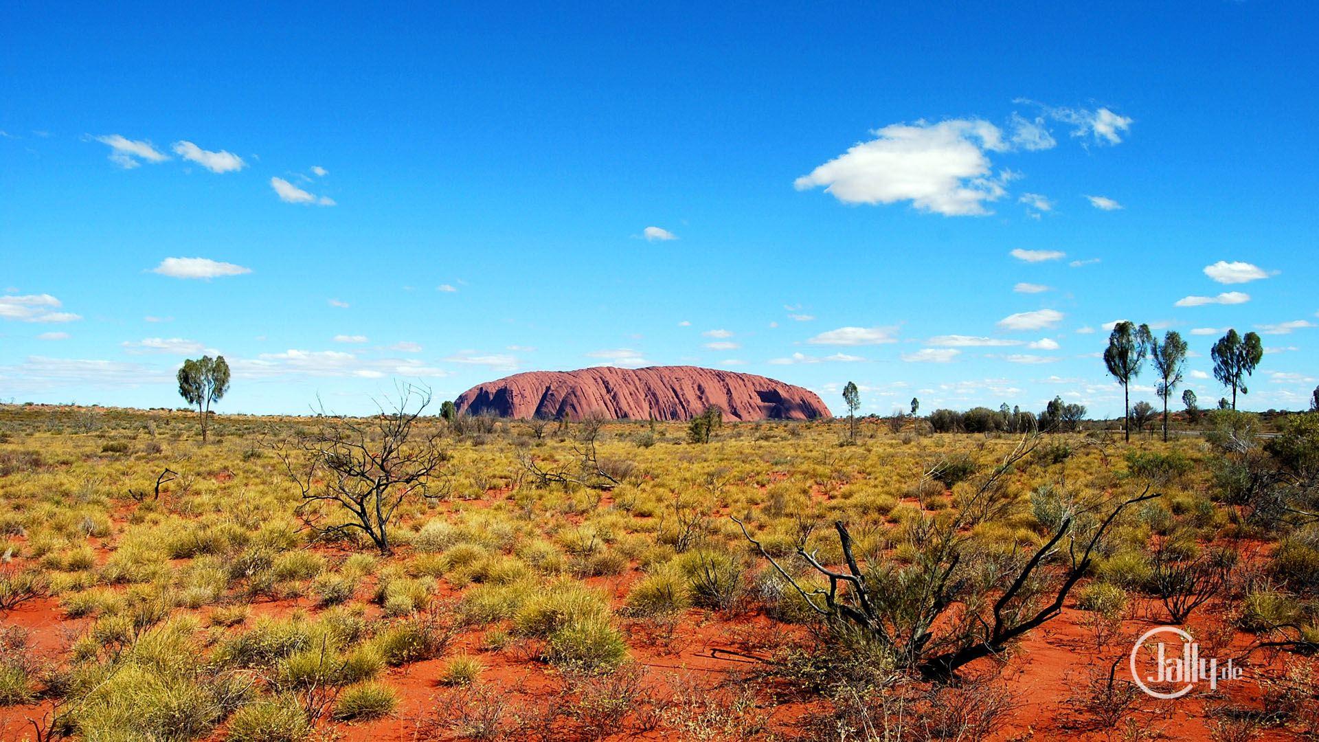 1920x1080 World / Australia / Ayers Rock / Wallpaper Ayers Rock in the Uluru National Park