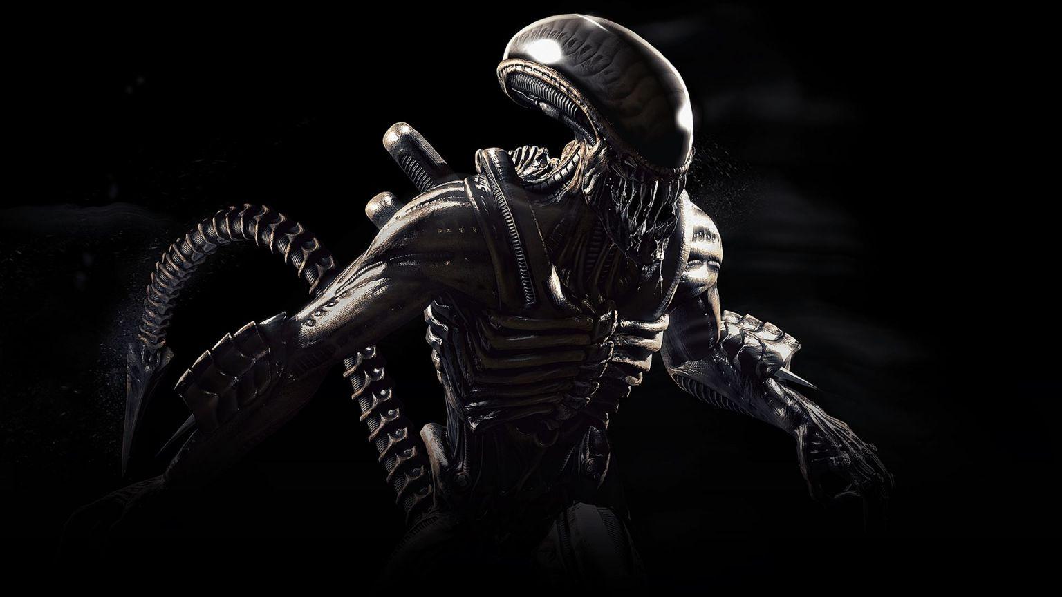1536x864 Alien Mortal Kombat X wallpaper in 1536x864 resolution