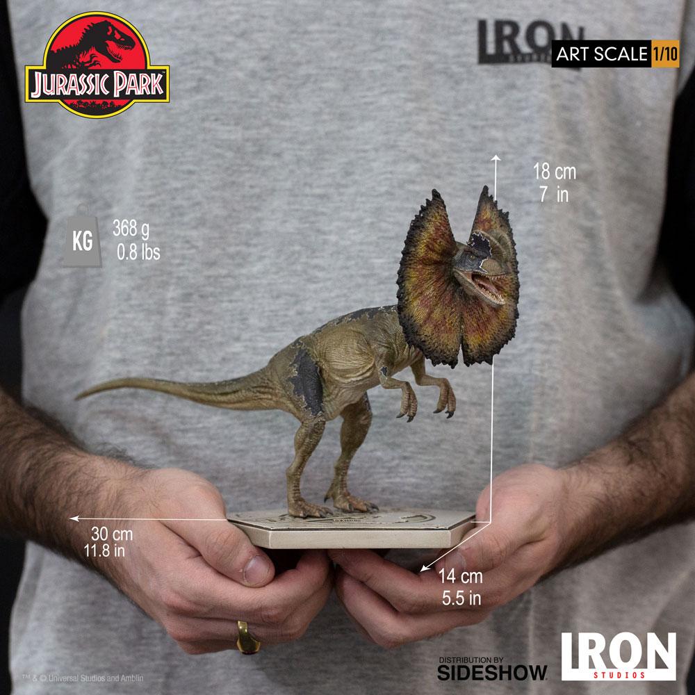 1000x1000 Jurassic Park Dilophosaurus Statue