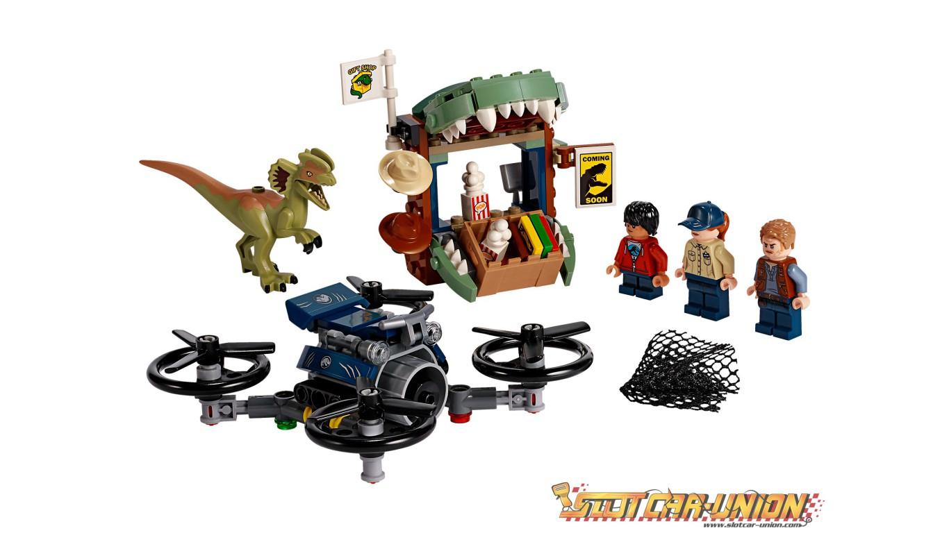 1366x768 LEGO 75934 Dilophosaurus On The Loose Car Union