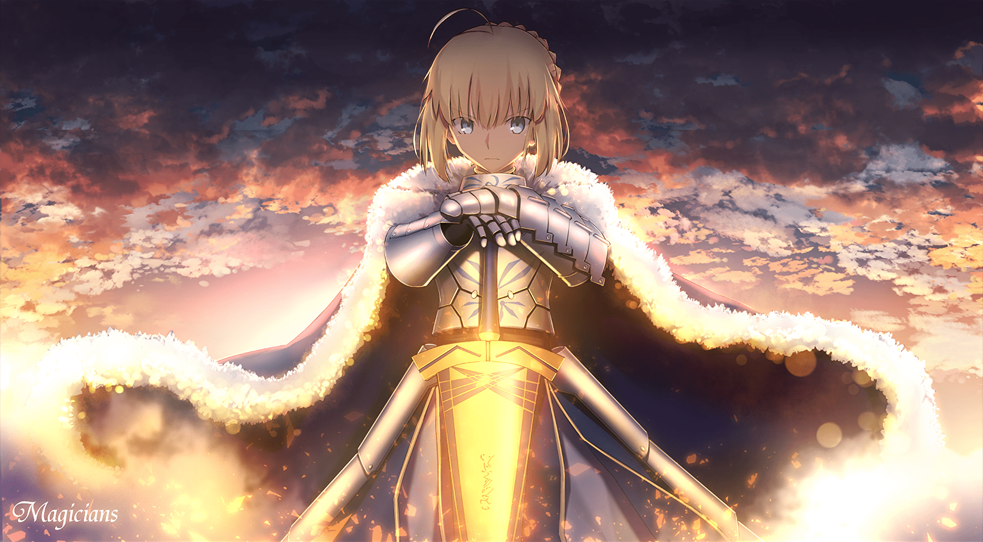 1959x1080 Saber (Fate Series) HD Wallpaper