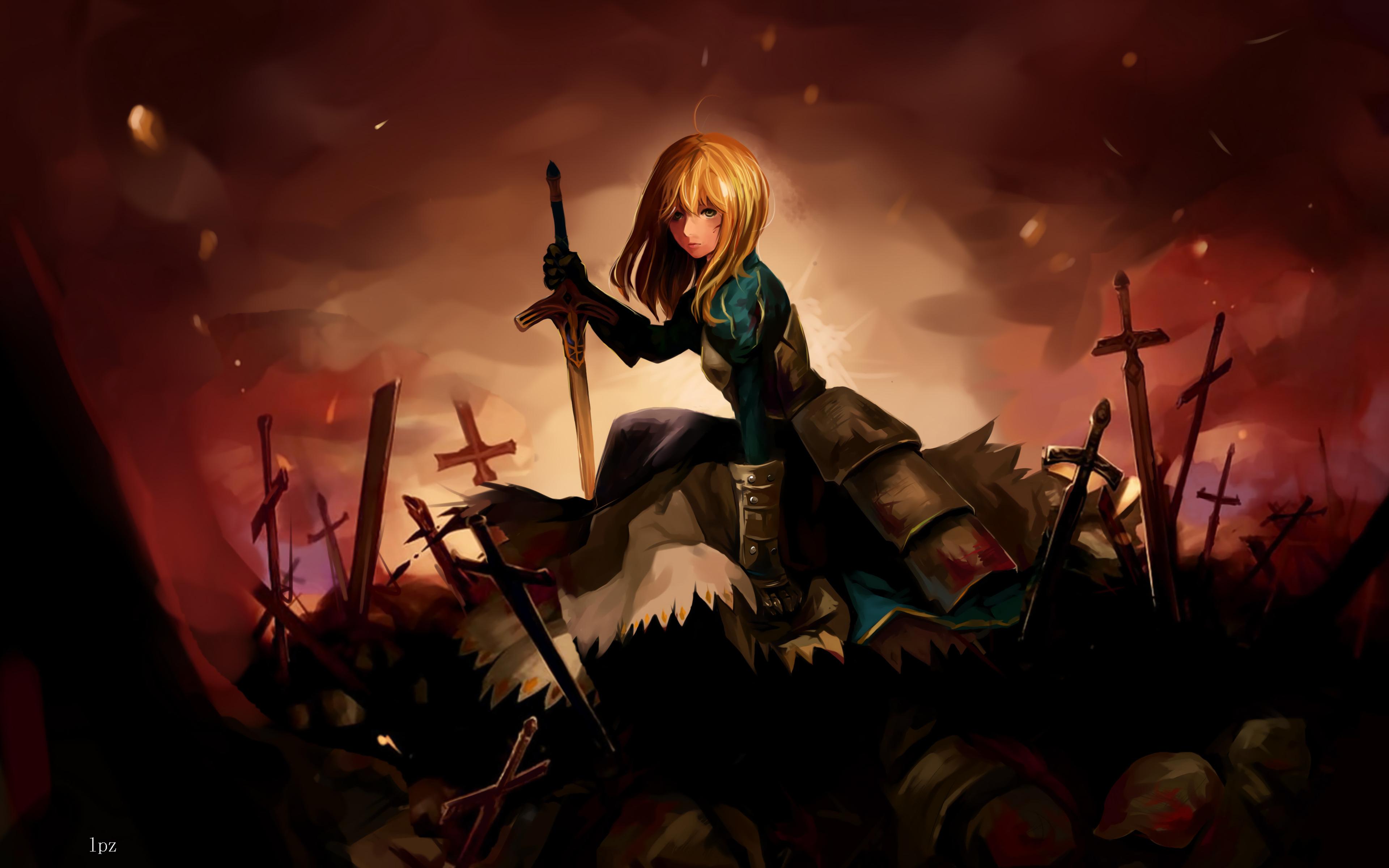 3840x2400 Saber Fate Stay Night 4k HD 4k Wallpaper, Image, Background, Photo and Picture