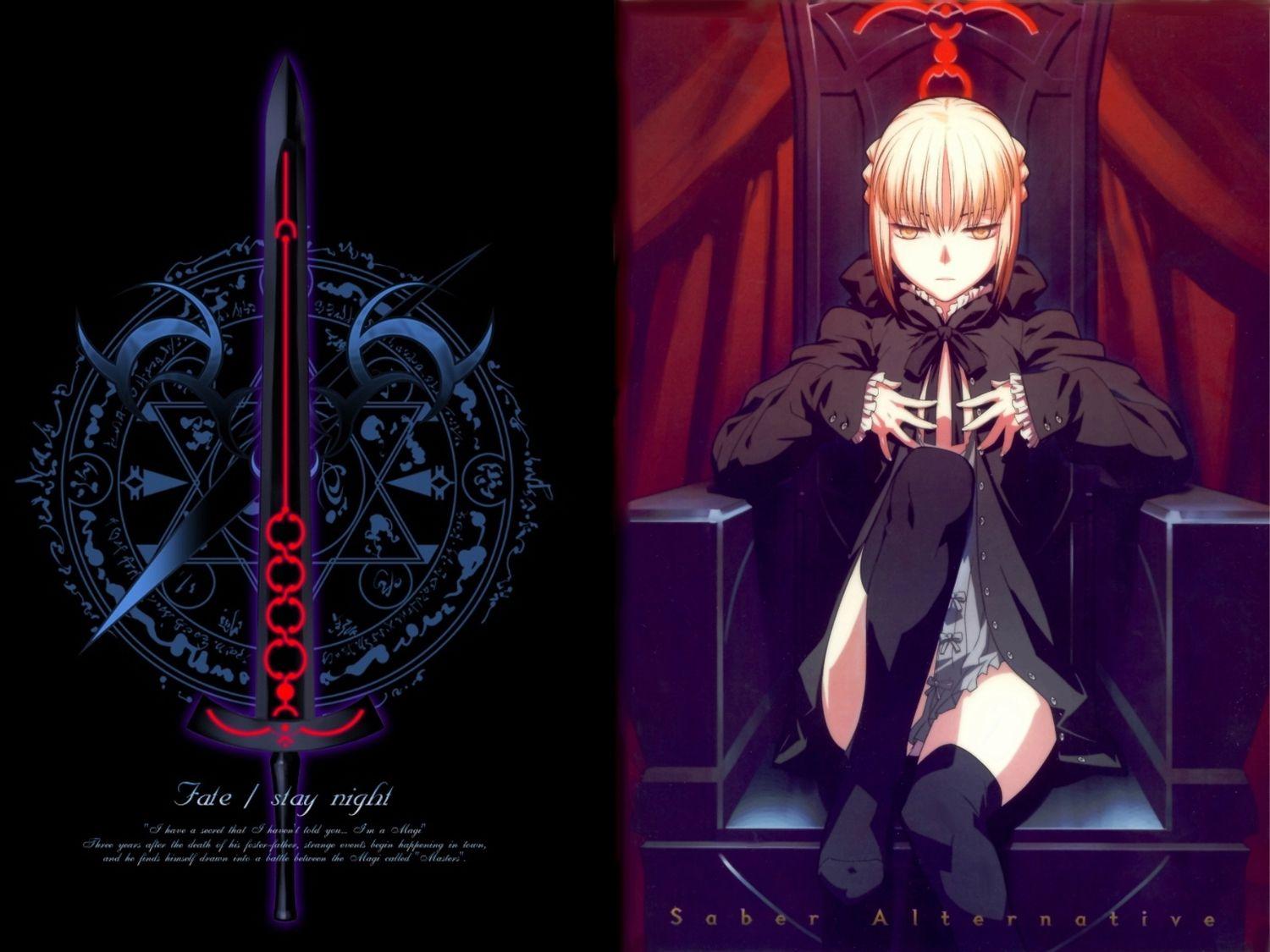 1500x1125 Fate Stay Night Wallpaper: Dark Saber. Fate stay night, Stay night, Fate anime series
