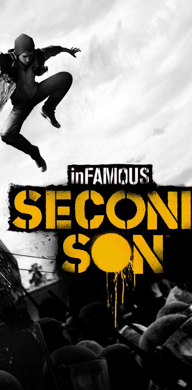 630x1280 inFamous Second Son wallpaper