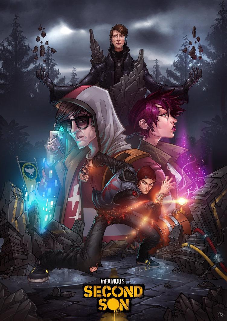 752x1063 Infamous Second Son Wallpaper