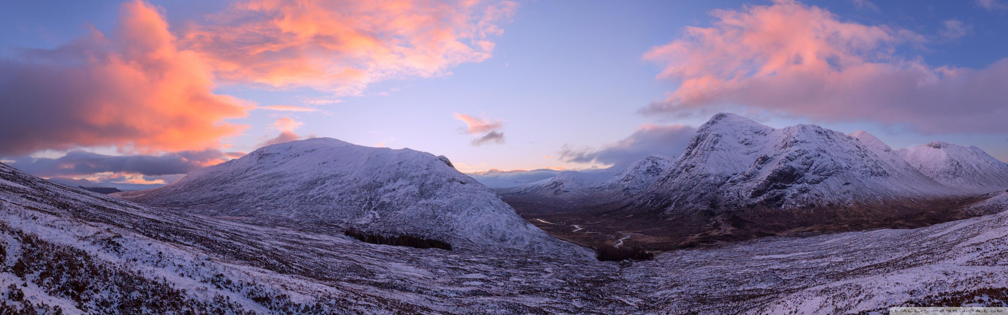3360x1050 Scottish Highland Winter Ultra HD Desktop Background Wallpaper for 4K UHD TV : Widescreen & UltraWide Desktop & Laptop : Multi Display, Dual & Triple Monitor : Tablet