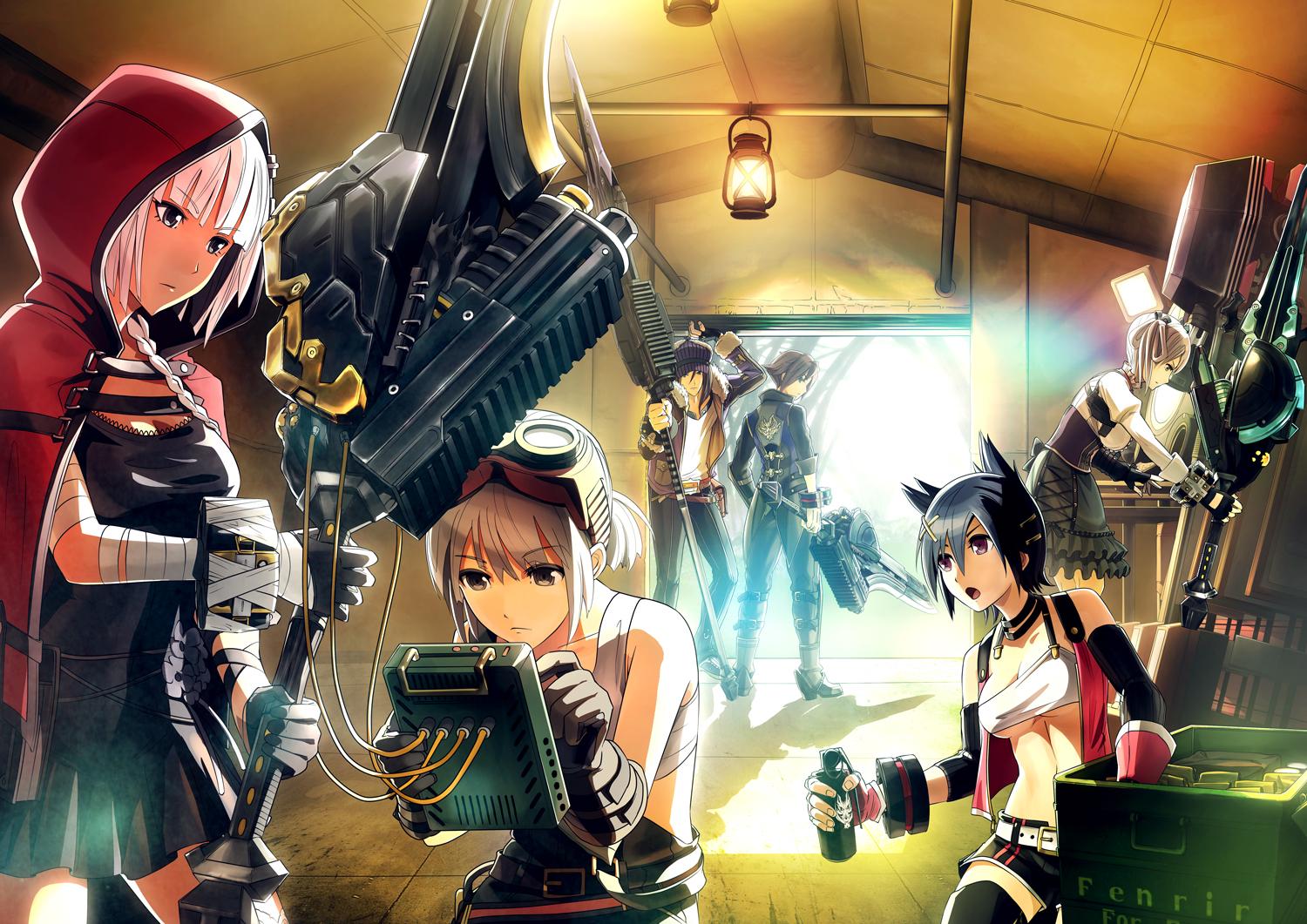 1500x1061 Gods Eater 2: Rage Burst Cast Anime Artwork PS4 PSVita