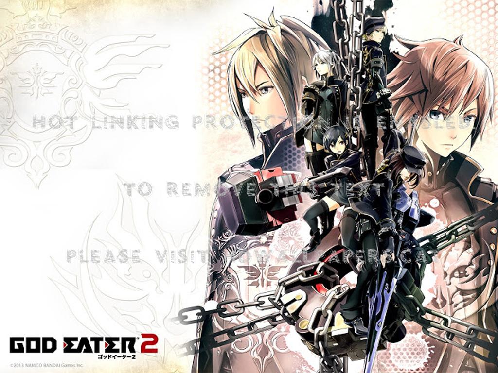 1024x768 god eater 2 new anime
