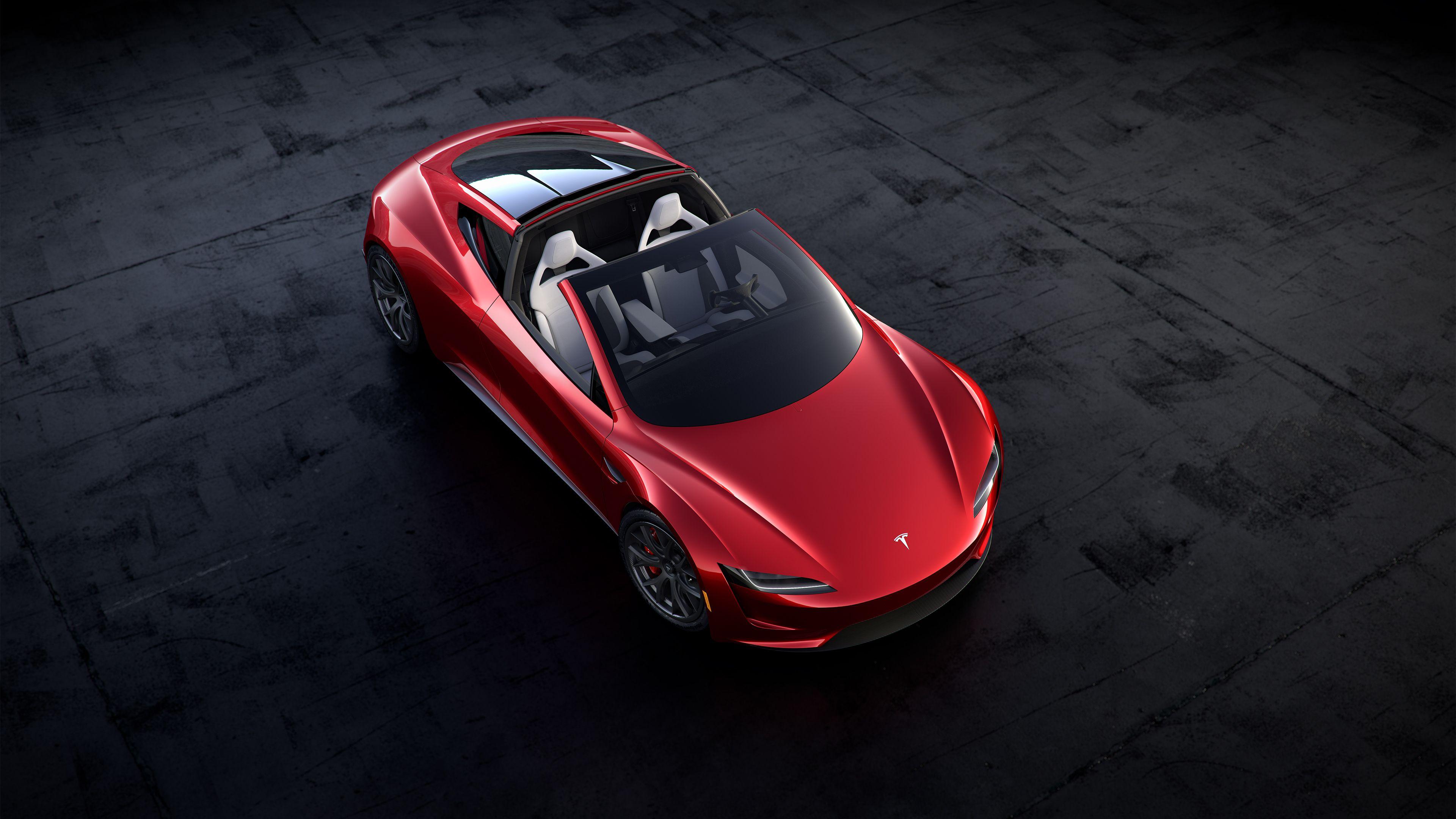 3840x2160 Tesla Roadster Wallpaper