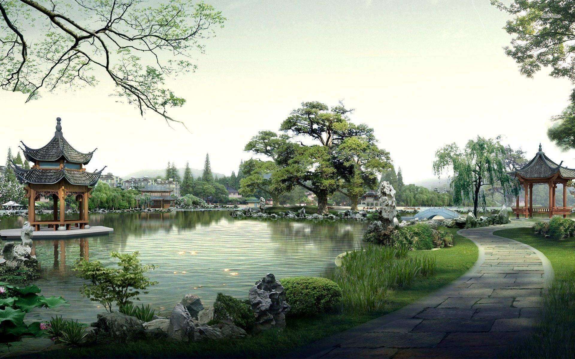 1920x1200 Japan Nature Wallpaper